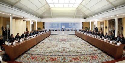 El presidente del Gobierno se reunió en Moncloa con las grandes empresas en noviembre.