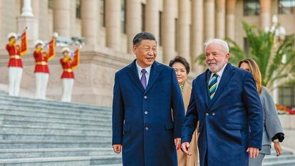 Xi Jinping y Lula da Silva