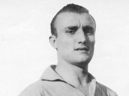 Mauro, delantero del Celta en los 50.