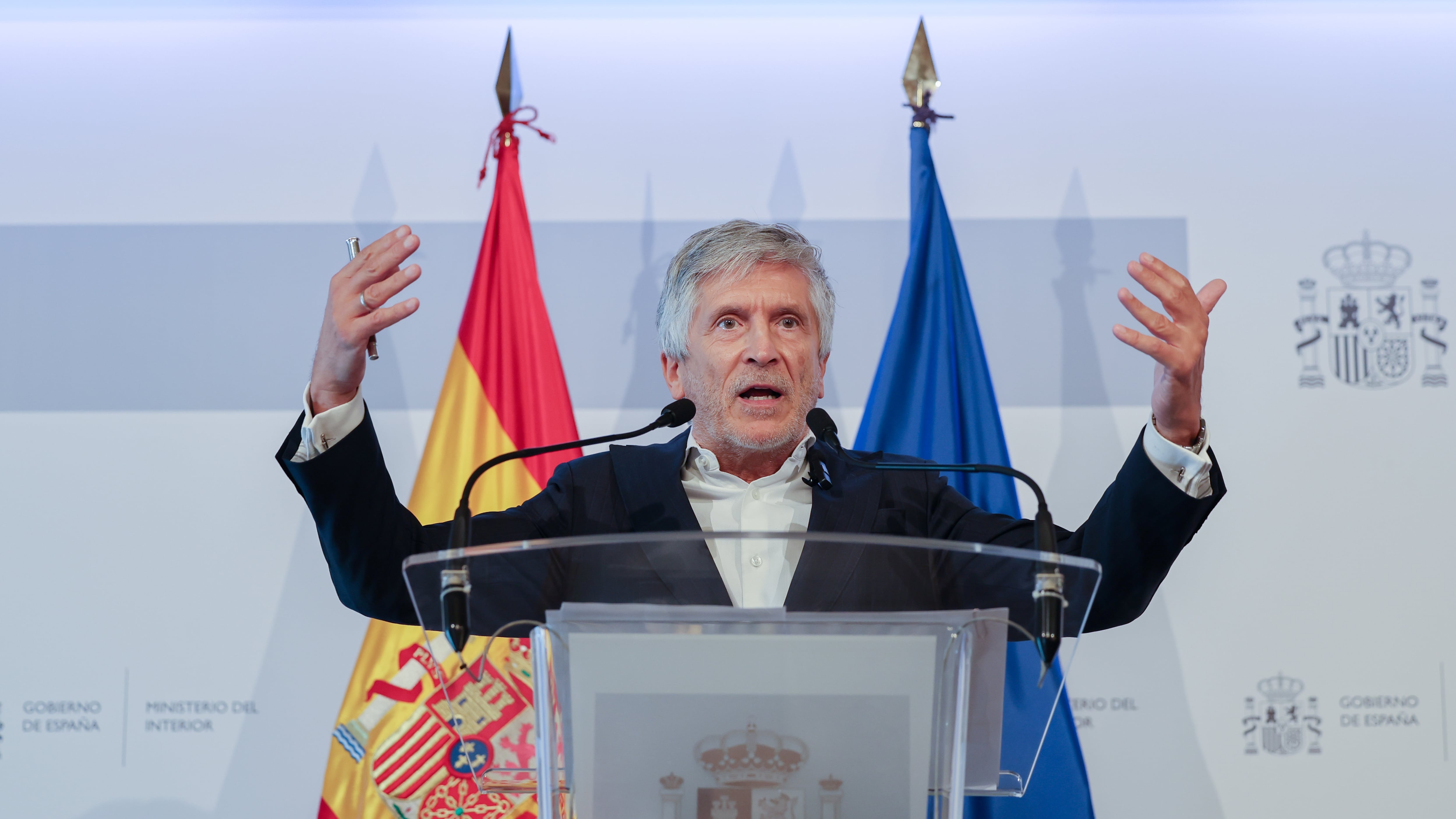 Marlaska insiste en que el CNI no alertó de una llegada masiva de migrantes a Ceuta