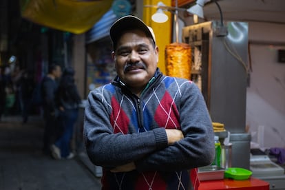 Arturo Rivera, exparrillero de la taquería El Califa de León, el 14 de mayo de 2025.