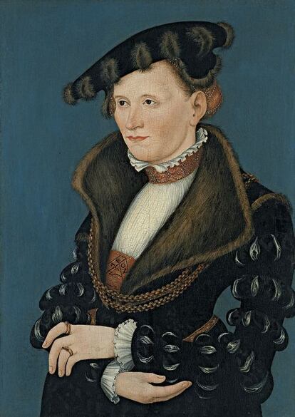 Lucas Cranach, el Joven  'Retrato de una mujer, 1539  Museo Thyssen-Bornemisza, Madrid