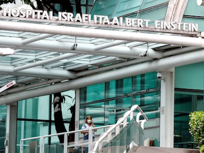 Fachada do Hospital Albert Einstein, onde fi detectado primeiro caso de coronavírus no Brasil.