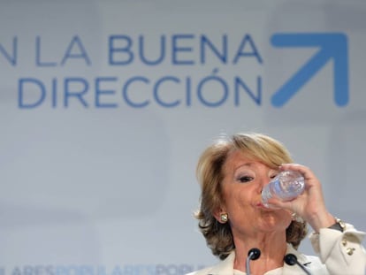 Esperanza Aguirre en una foto de archivo