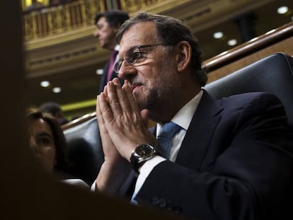 Mariano Rajoy, el 19 de julio, en el Congreso.