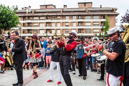 La Banda de la María durante una de sus actuaciones callejeras.
