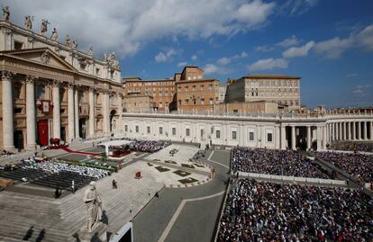 Vista general del Vaticano durante una misa el pasado domingo 29 de septiembre.