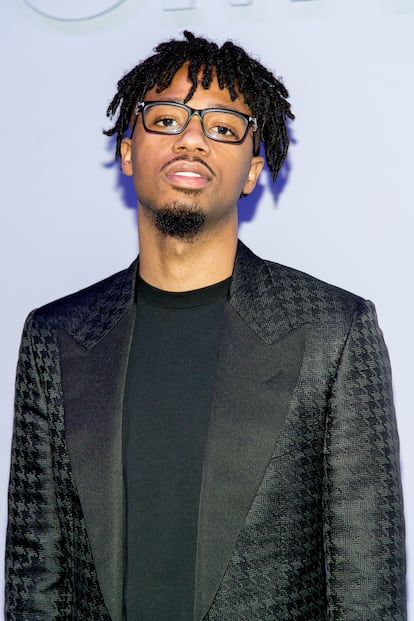 Metro Boomin at a Tom Ford fashion show in 2018.