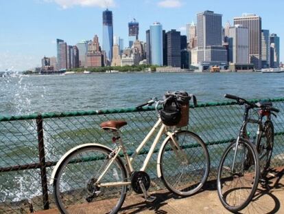 El 'skyline' de Nueva York desde Governors Island.