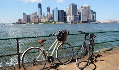 El 'skyline' de Nueva York desde Governors Island.