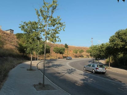 Zona de Cerdanyola del Vallès, contaminada amb amiant de l'antiga fàbrica Uralita.