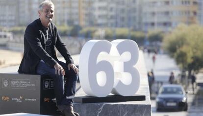 El director Asier Altuna, en San Sebasti&aacute;n.
 