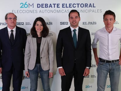 El debate de los candidatos a la Comunidad de Madrid, en imágenes