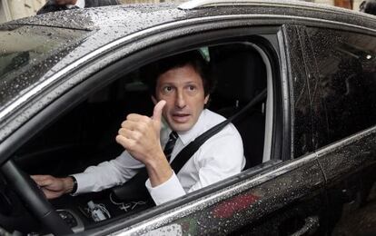 Leonardo, tras reunirse con la comisión disciplinaria de la federación francesa.