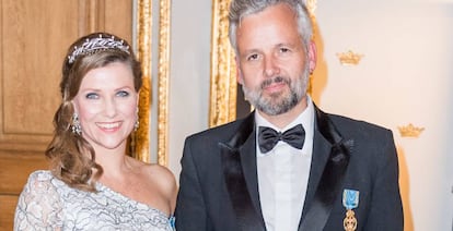 La princesa Marta Luisa de Noruega y Ari Behn, en Estocolmo.