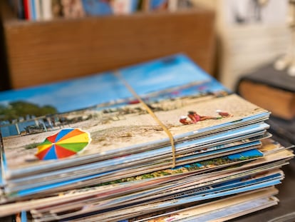 Detalle de postales del archivo de Casa Planas, en Palma (Mallorca).