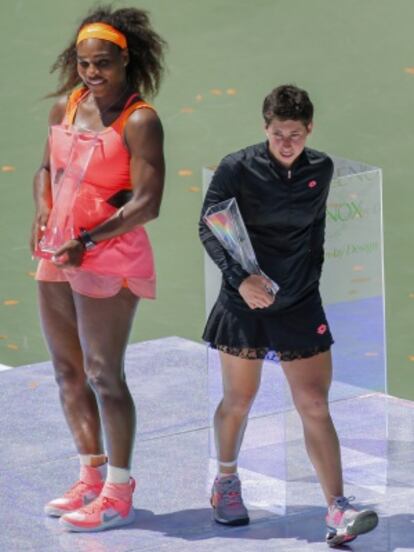 Serena y Carla, tras la final.