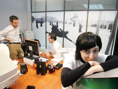 Nani Fernández, coordinadora de Notodofilmfest, en las instalaciones de La Fábrica.