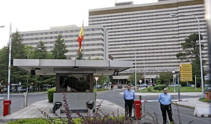 El hospital militar Gómez Ulla (Madrid), en 2009 cuando albergó a enfermos por la gripe A.