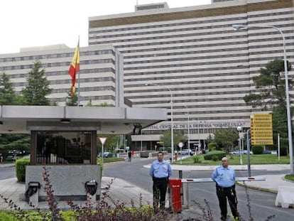 El hospital militar G&oacute;mez Ulla (Madrid), en 2009 cuando alberg&oacute; a enfermos por la gripe A.