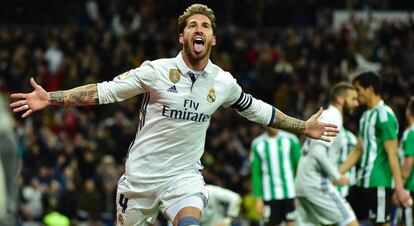 Sergio Ramos, após gol de cabeça contra o Bétis.