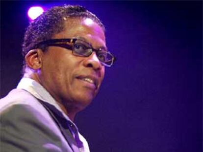 Herbie Hancock, en una actuación en Montreaux en 2002