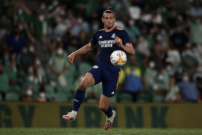 Gareth Bale durante un partido de Liga entre el Betis y el Real Madrid.