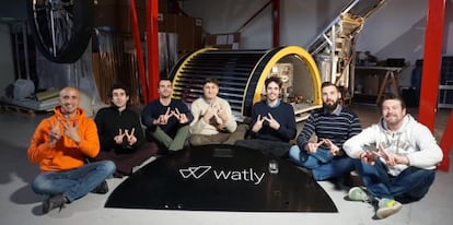 Marco Atnonio Attisani, fundador de Waltty y su equipo.