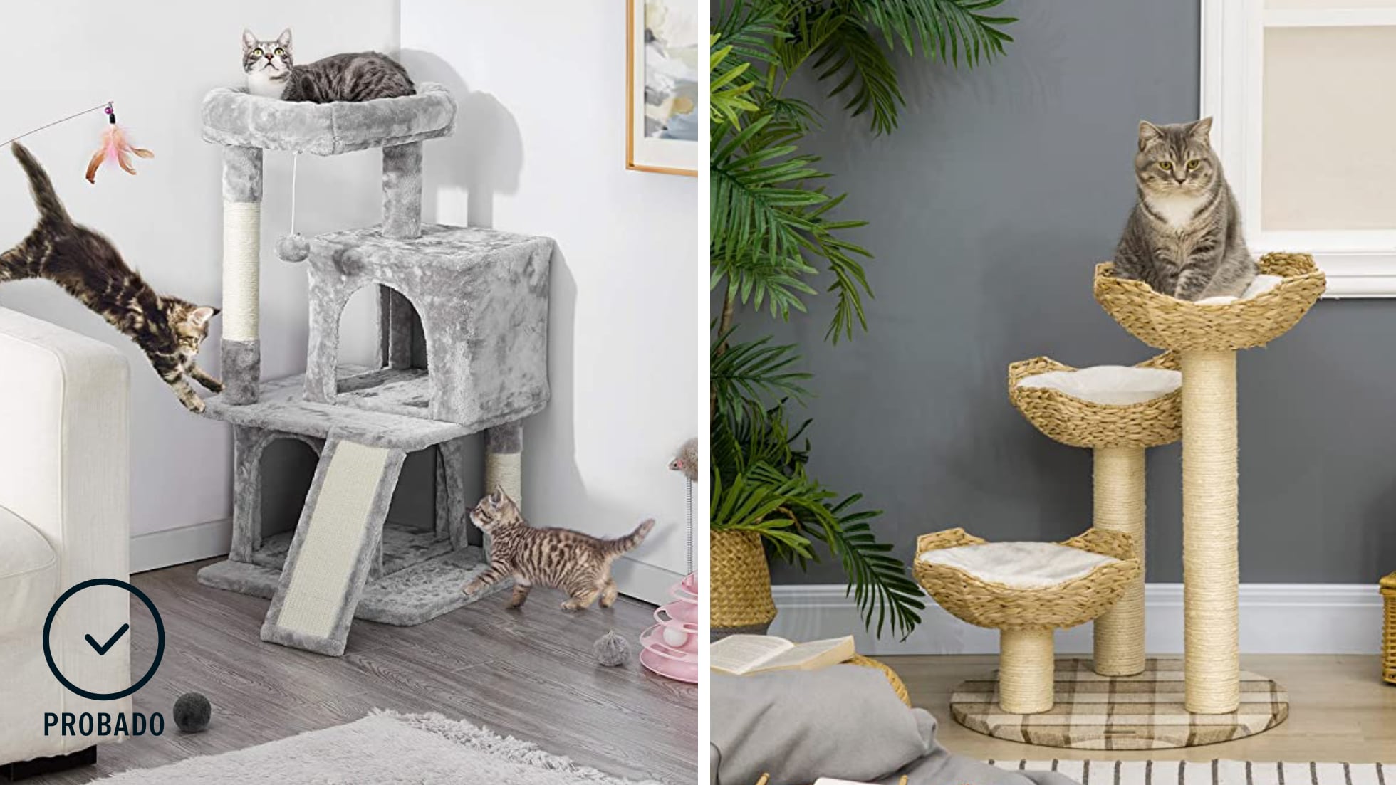 Rascador Gatos GB Inc Poste Rascador Para Gatos Con Juguete Para