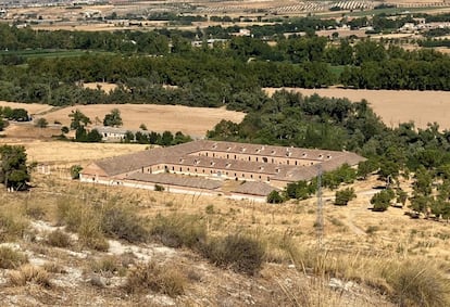 Visión de la Casa de la Monta, en Aranjuez.
