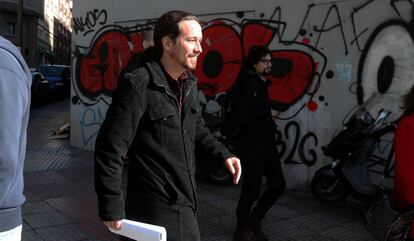 Pablo Iglesias, el pasado viernes en Madrid.