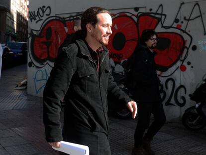 Pablo Iglesias, el pasado viernes en Madrid.