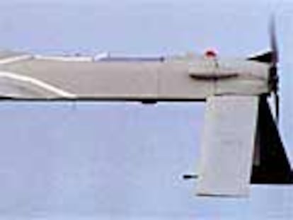 Un avión espía estadounidense RQ-1 Predator, similar al que Irak dice haber derribado. Es un aparato teledirigido de nueve metros de largo.