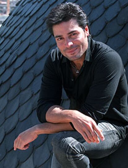 El cantante Chayanne, ayer en Madrid.