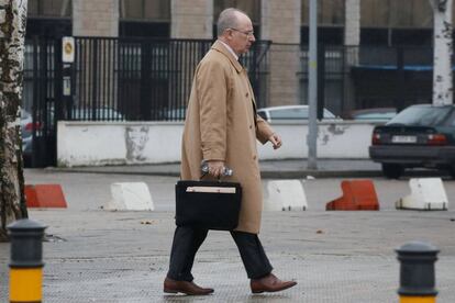 Rodrigo Rato llega a la última sesión del juicio por las 'tarjetas black'.