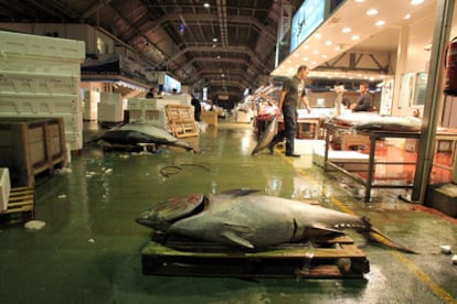 Interior de Mercamadrid.