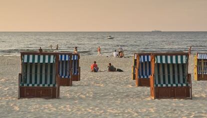 Playa Swinoujscie (Mar Báltico).