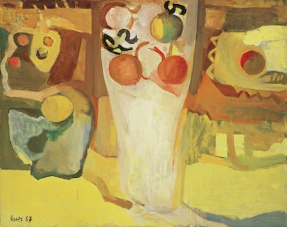 'Las frutas rojas' (1967), de Francisco Bores.