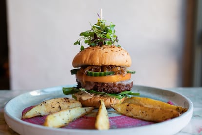 La hamburguesa del restaurante Superchulo, en Madrid.