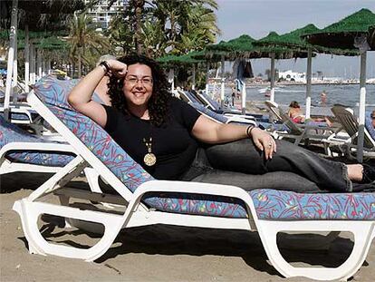 Sarah Romero, directora de La Flecha.net, en Marbella.