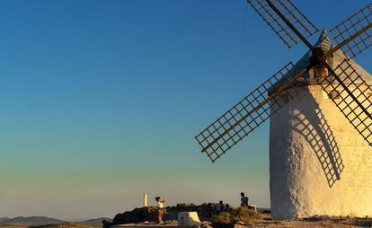 Molino de viento en Consuegra, municipio de Toledo.