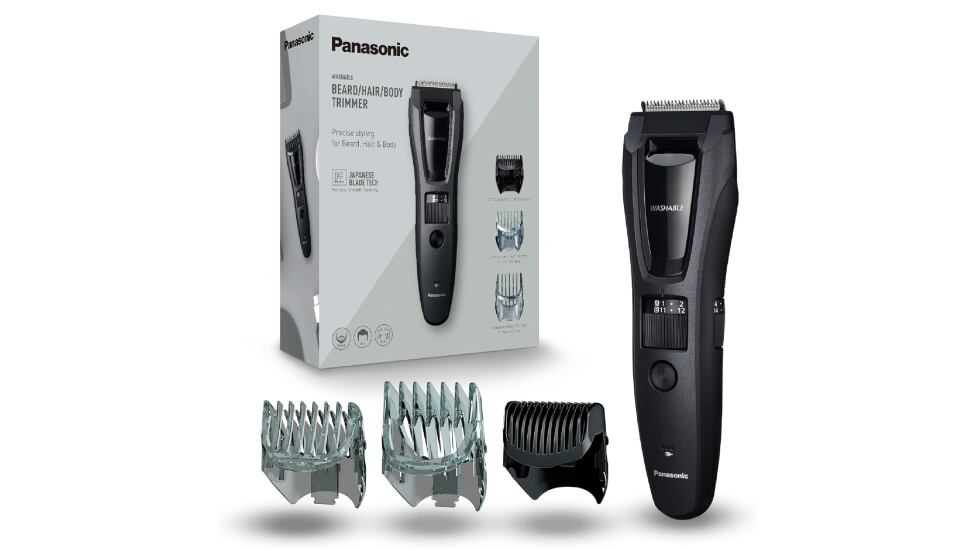 Recortadora Panasonic para vello facial y corporal.