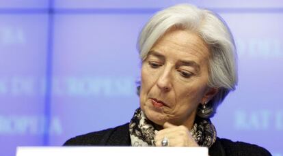 Lagarde esta semana en Bruselas.