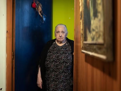 Blanca, la vecina de 78 años de la calle Boters de Barcelona que enfrenta un desahucio.