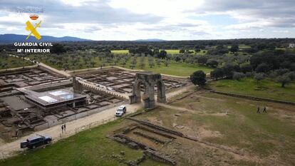 Uno de los yacimientos arqueológicos en Cáceres, de donde fueron robadas 2.500 piezas históricas.