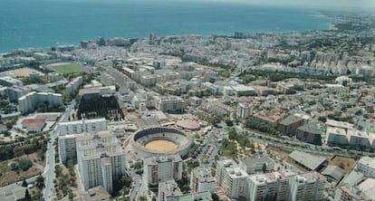 Vista a&eacute;rea de la localidad malague&ntilde;a de Marbella.