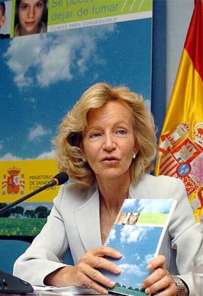 La ministra de Sanidad y Consumo, Elena Salgado.