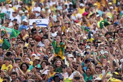 Cerca de 115.000 pessoas assistiram à posse de Jair Bolsonaro na Esplanada dos Ministérios.