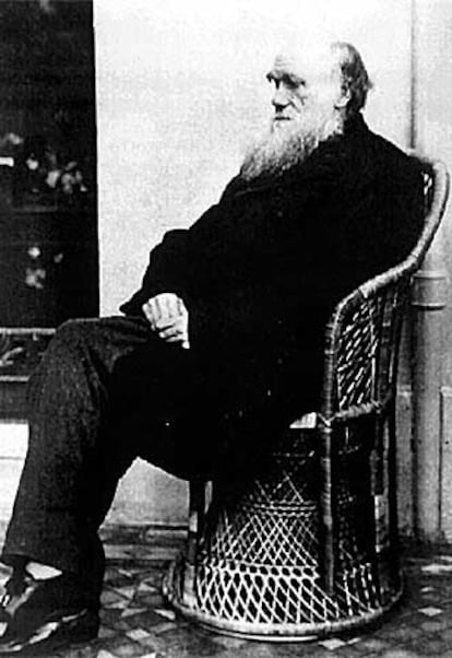 Charles Darwin (1809-1882), en sus últimos años.