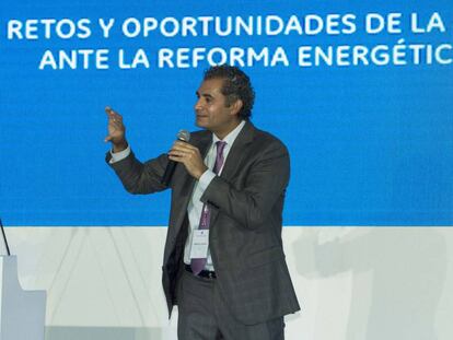 Enrique Ochoa, en un evento de General Electric en mayo.